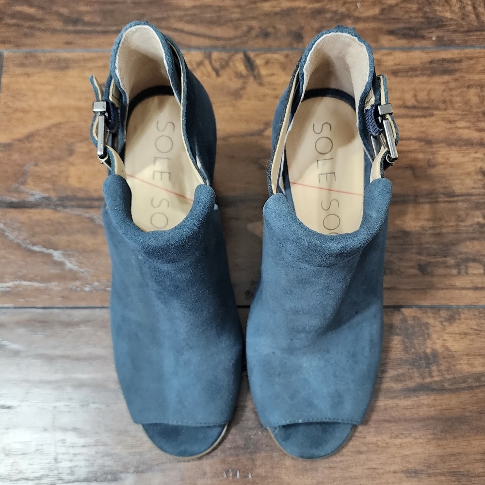 Sole Society Open Toe Bootie